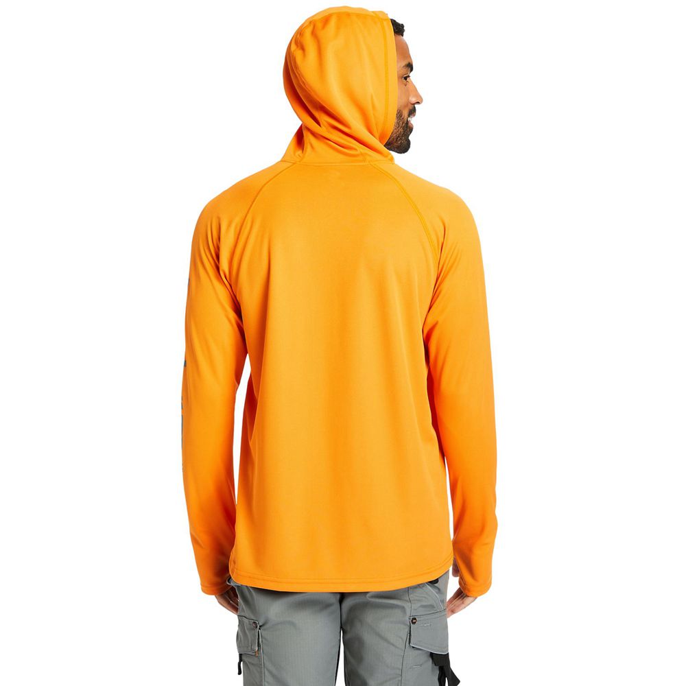 Timberland Mens Sweatshirts PRO® Wicking Good Hoodie - Orange - India PA4136872